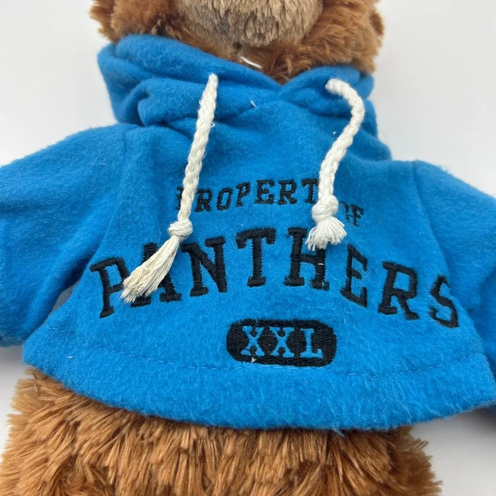 Carolina‎ Panthers Teddy Bear Plush Blue Hoodie XXL Logo Stuffed Animal Kids Toy